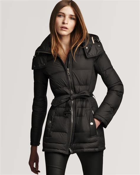 burberry brit jacket womens|burberry brit winter down jacket.